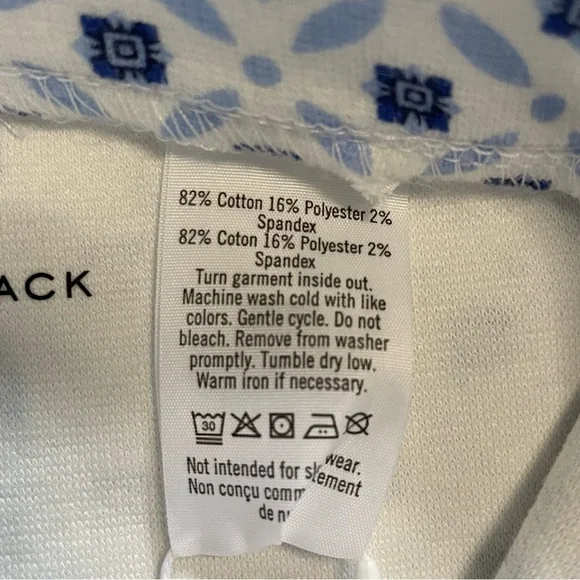 Janie and Jack Preppy Blue Printed Ponte Pants NWT - Picture 7 of 8